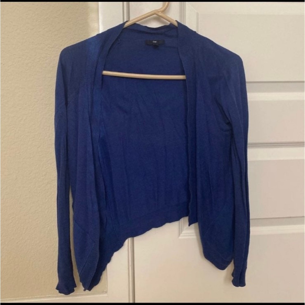 3 for $15! Gap cardigan royal blue sweater